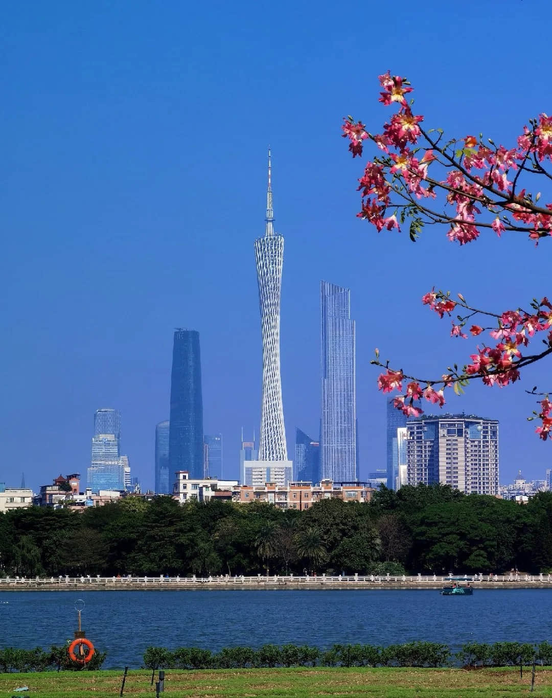 Canton Tower viewed from distance