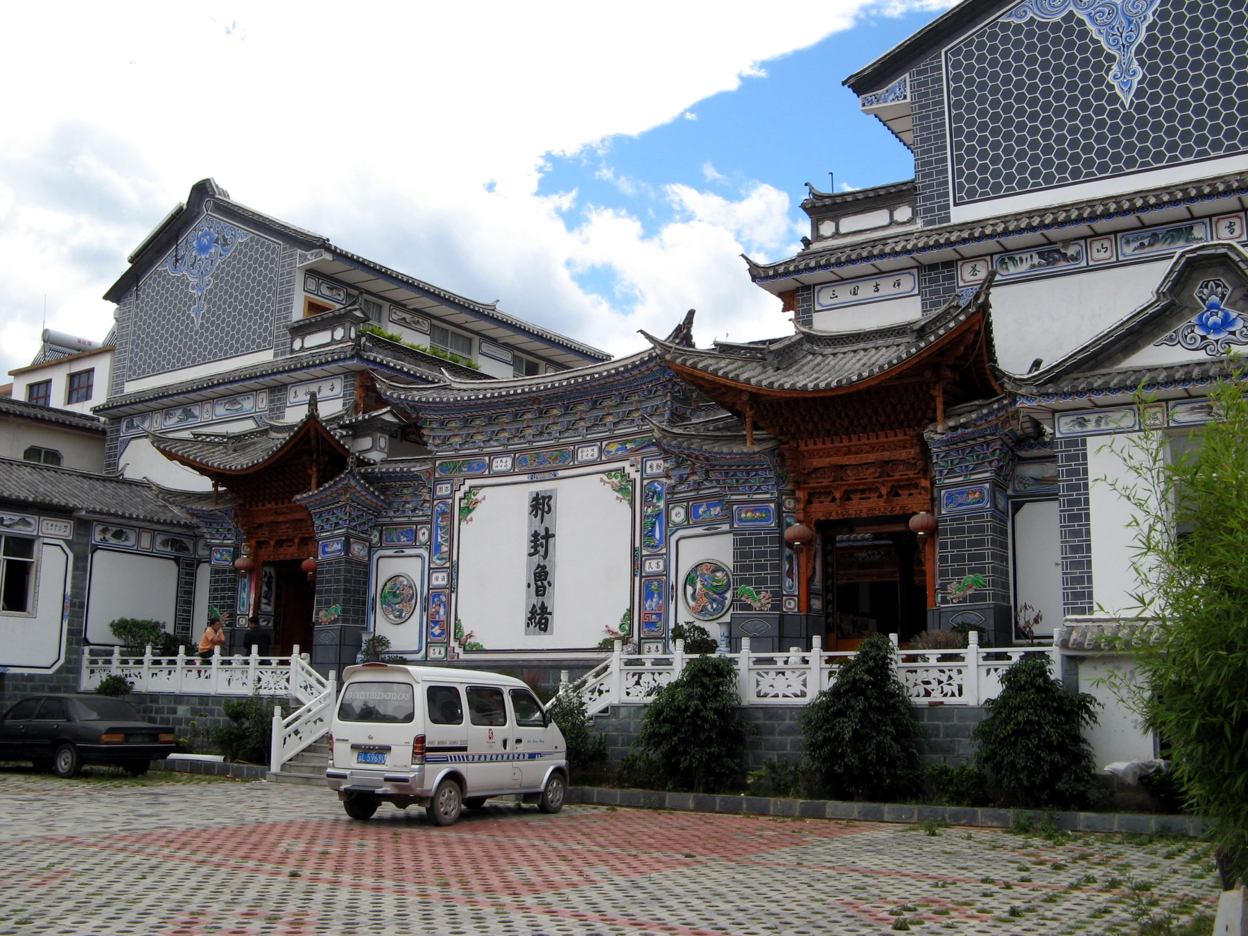 Bai village architecture in the northern Dali area