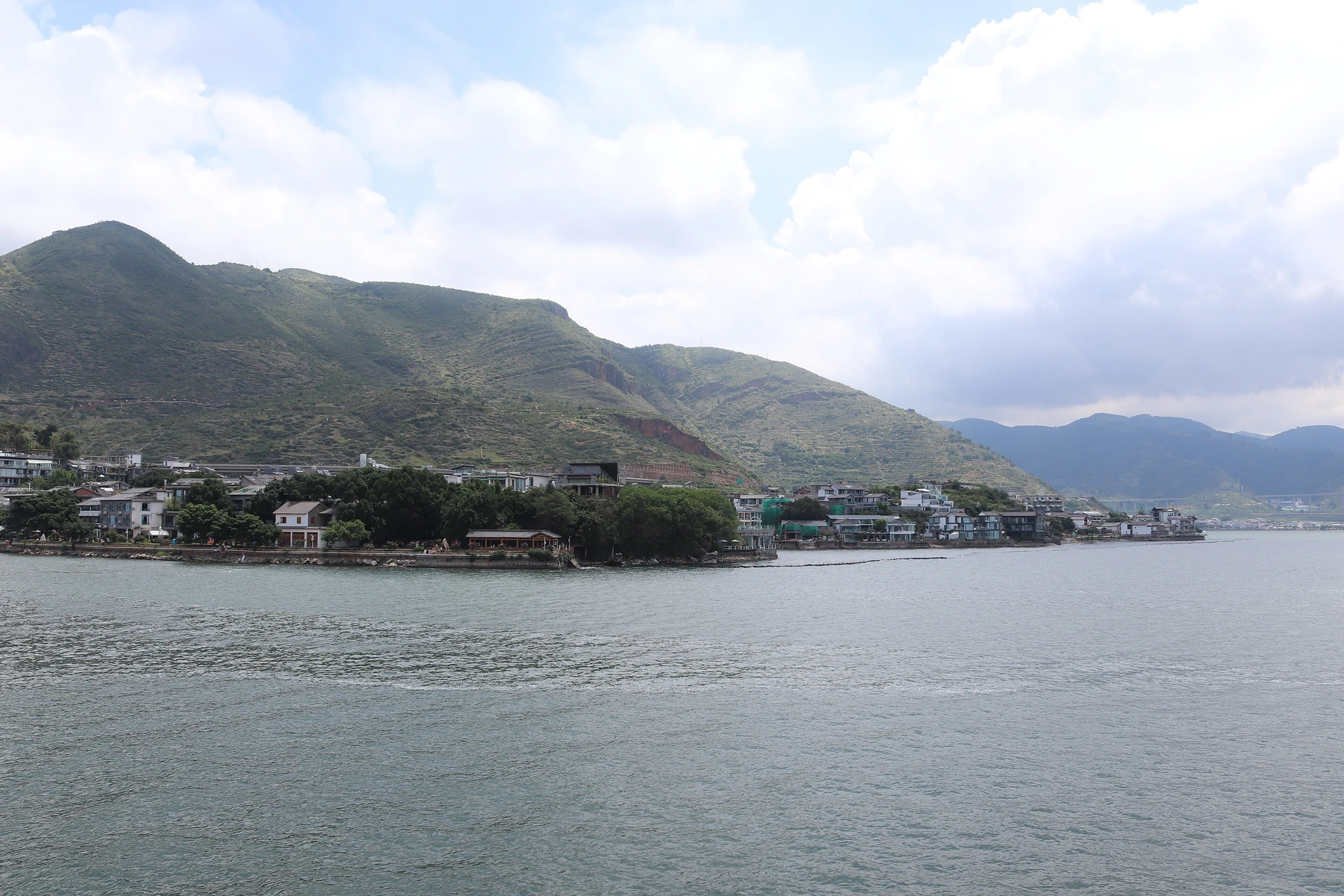 Erhai Lake and the Shuanglang settlement on its east shore