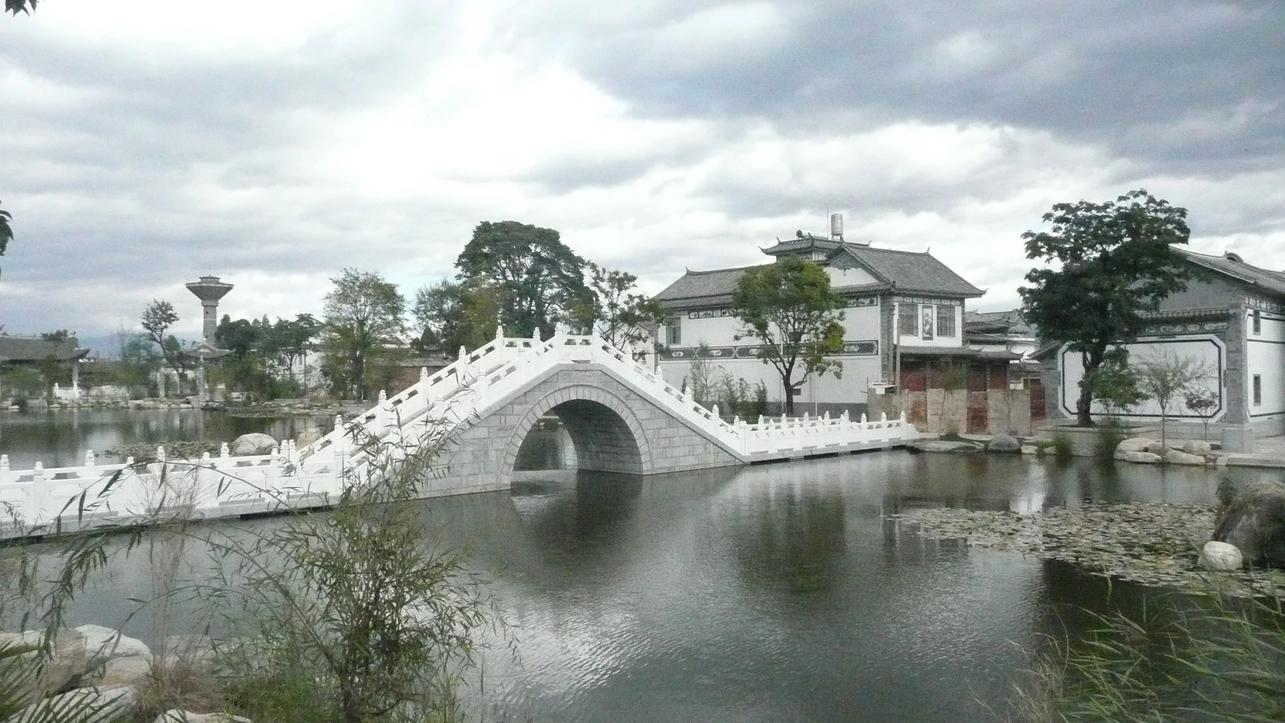 Historic Bai building and gateway in Xizhou