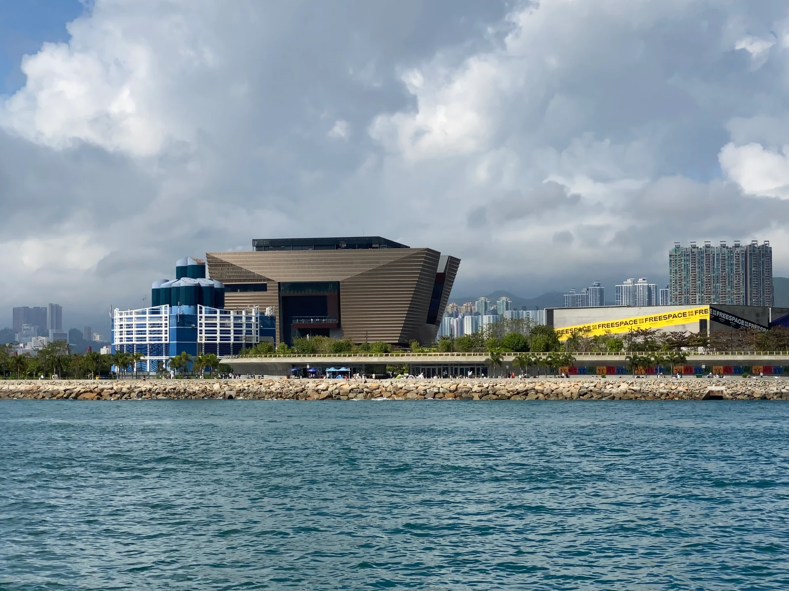 Hong Kong Palace Museum seen across the West Kowloon waterfront