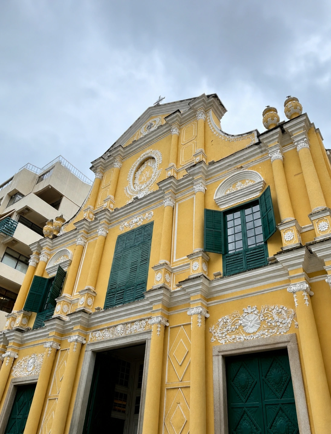 Exterior view of St. Dominic's Church in Macau