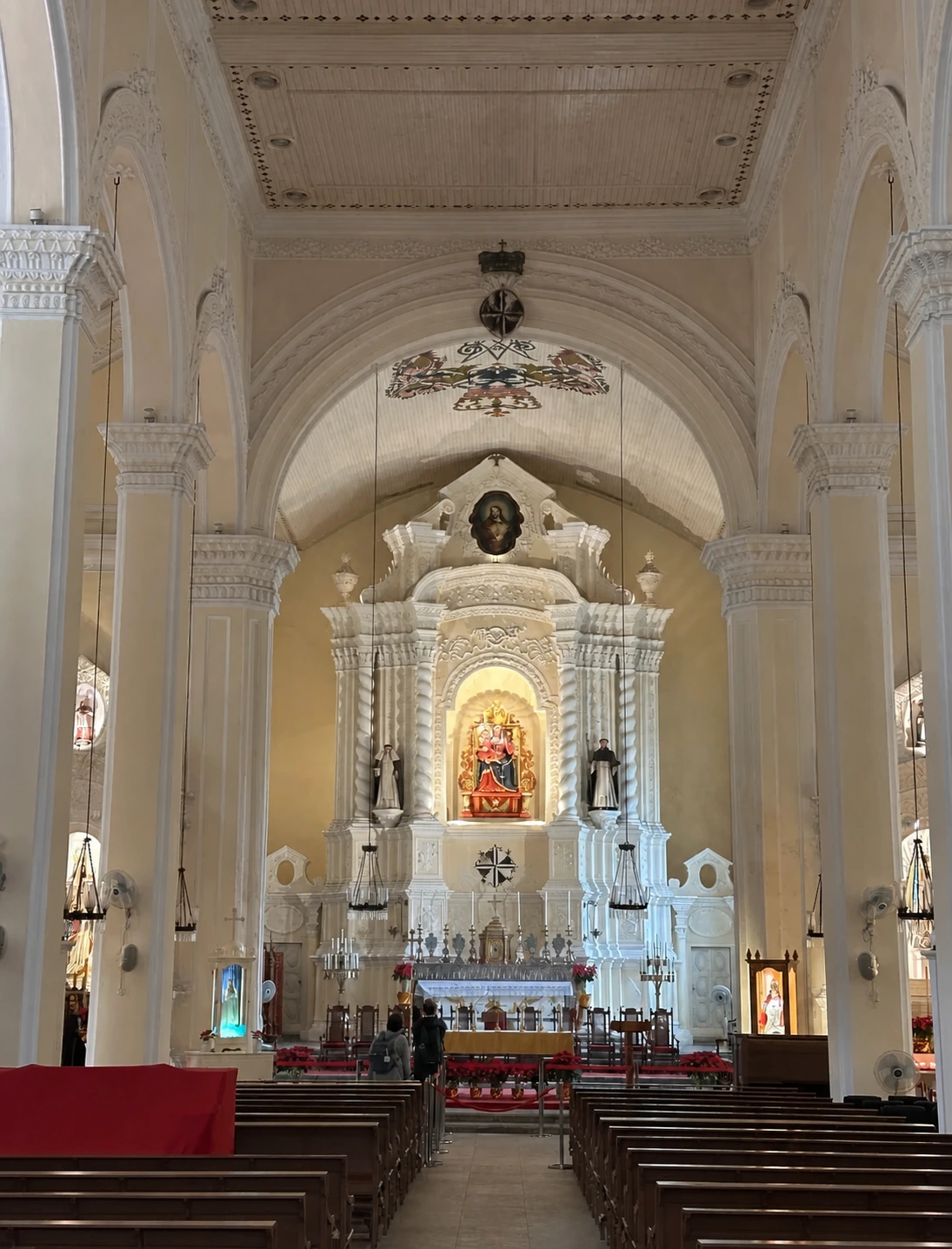 Interior architecture of St. Dominic's Church