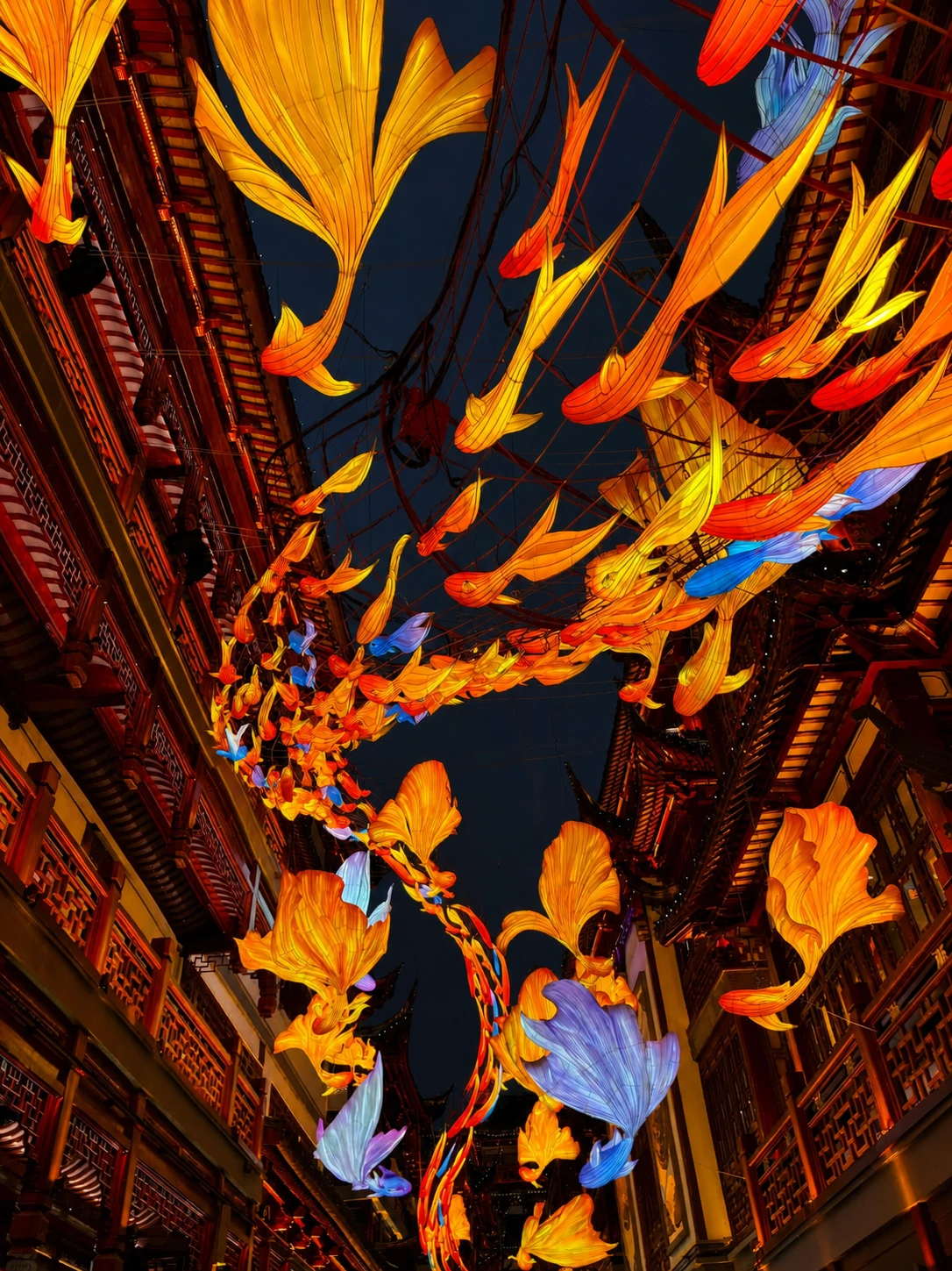 City God Temple illuminated architecture