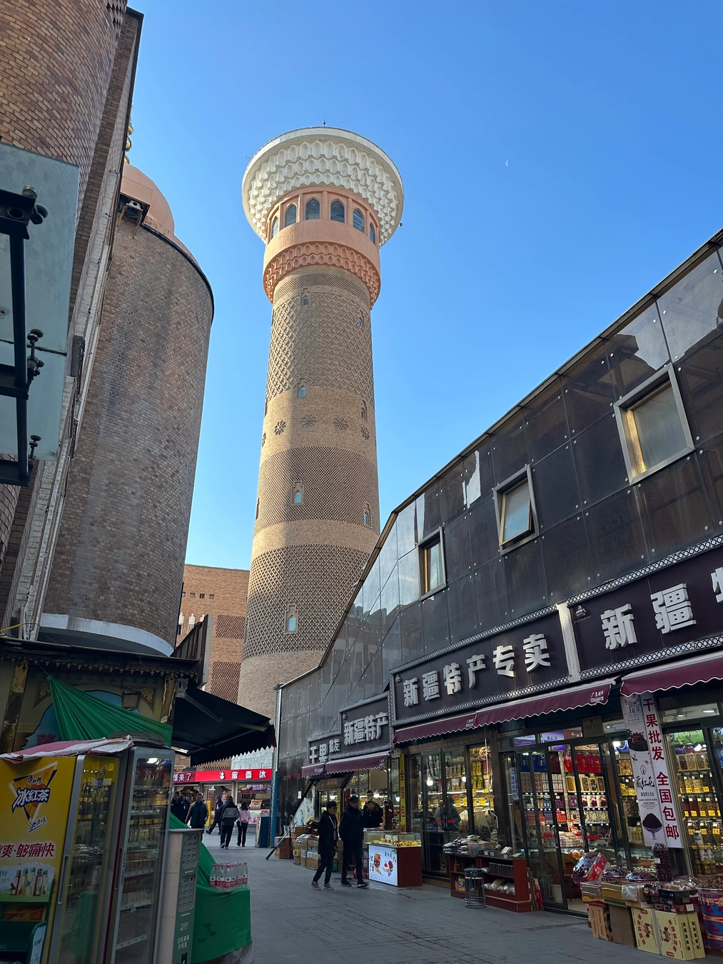 Silk Road observation tower at Urumqi International Grand Bazaar