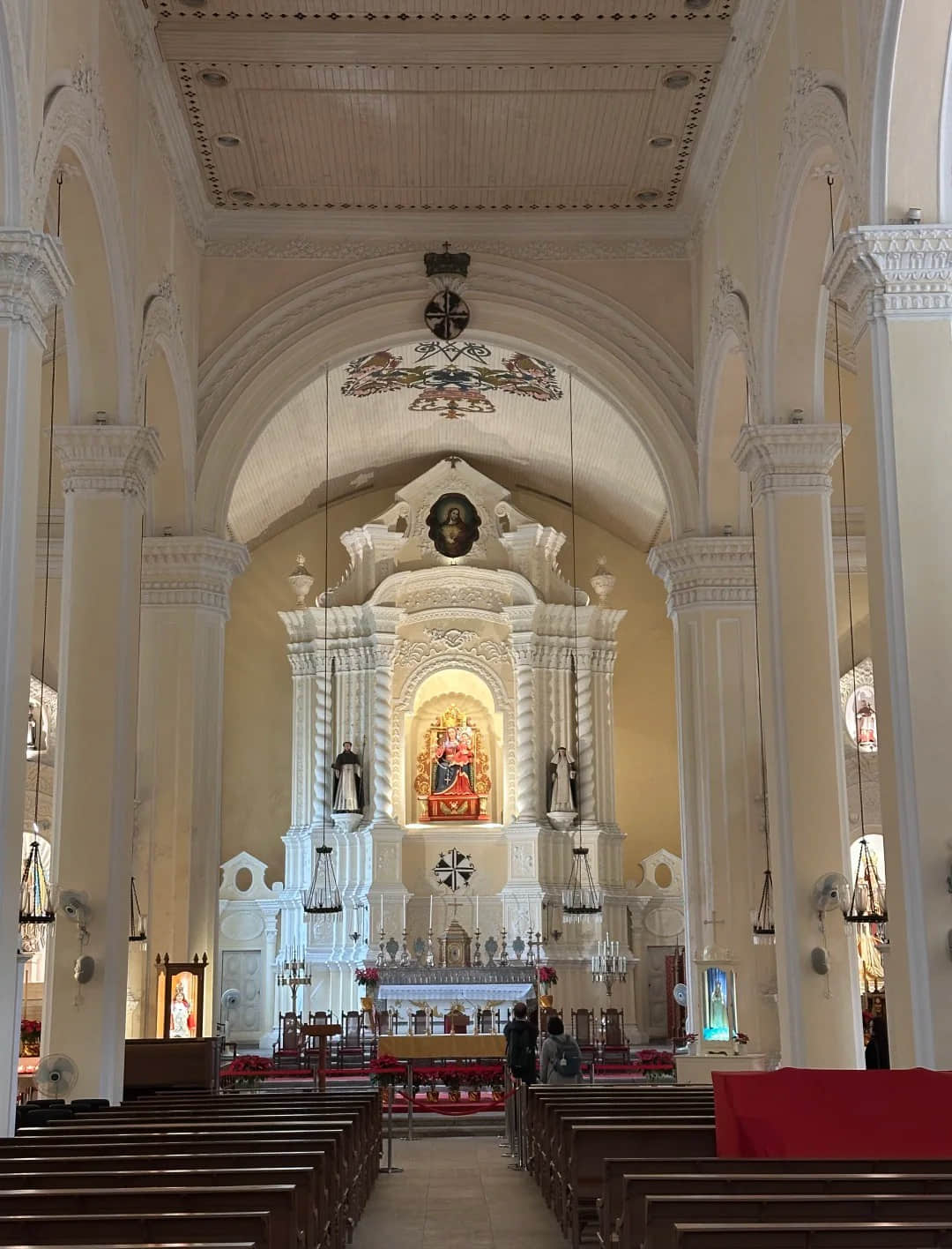 Interior architecture of St. Dominic's Church