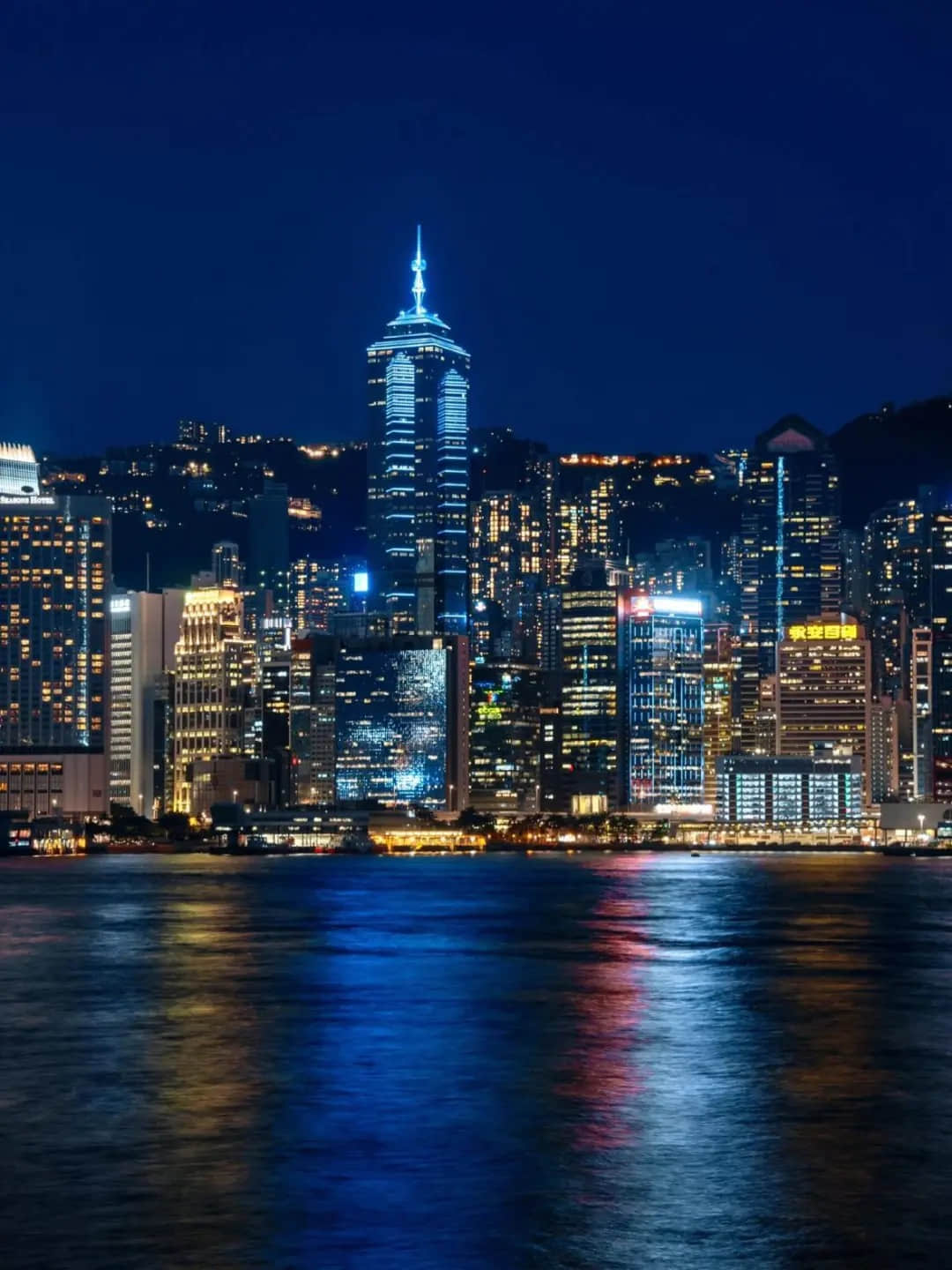 Hong Kong Victoria Harbour night view