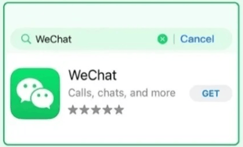 Download and register WeChat